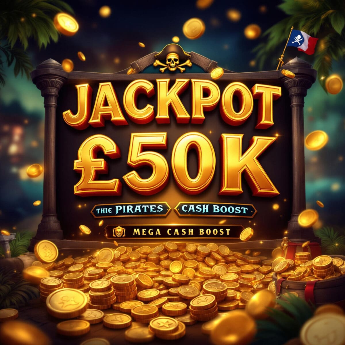 Pirates Cash MEGA CASH BOOST | Win upto £50k Instantly! | £500 Main End Prize